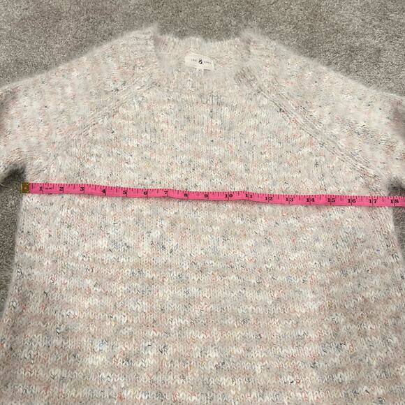 Lou and Grey Women's Chunky Fuzzy White Multi Sweater Size XS - Picture 8 of 8